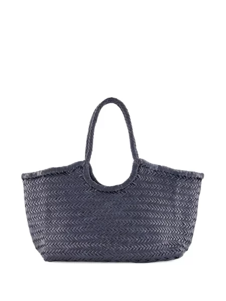 Geantă shopper Dragon Diffusion din piele albastru