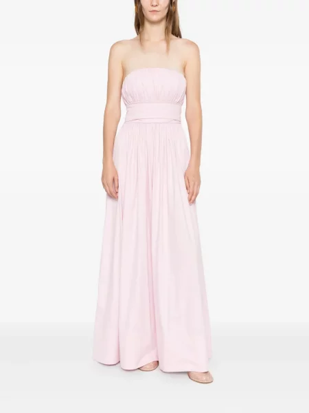 Rochie midi Occleus până la genunchi de costum roz