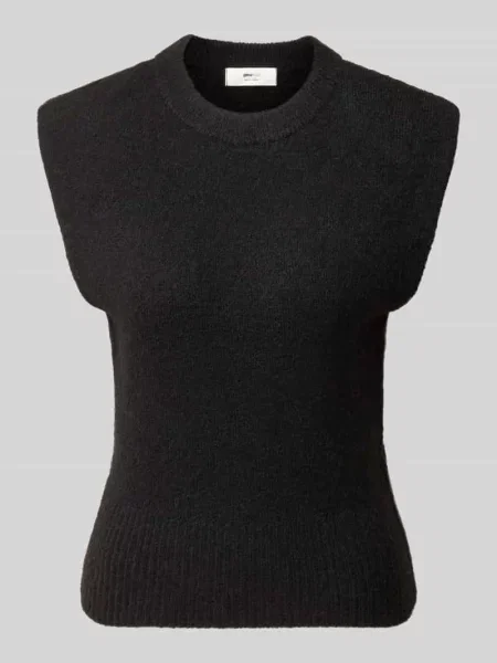 Bezrękawnik z okrągłym dekoltem Gina Tricot czarna