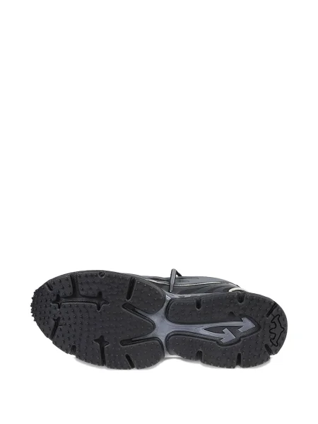 Sneakerși Off-white cu șireturi din dantelă alb
