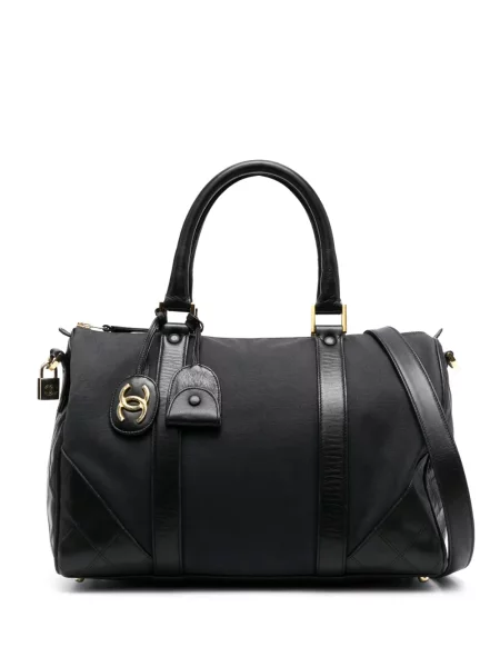 Přívěsek Chanel Pre-owned s autogramem černý