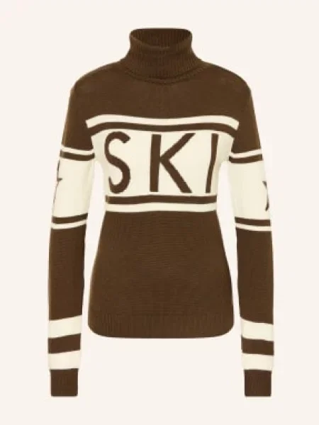 Perfect Moment Sweter Schild Z Wełny Merynosowej braun