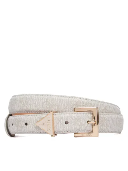 Ремінь Guess з ремінцями бежевий
