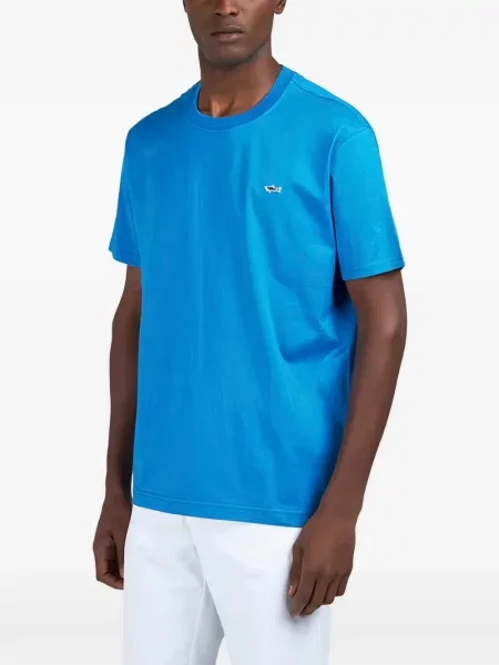 Tricou Paul & Shark scurt albastru