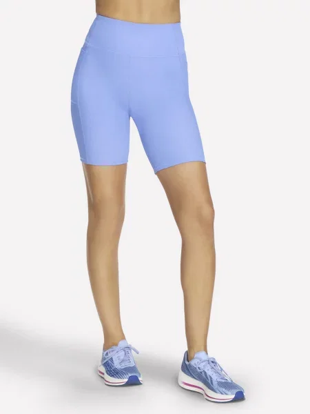 Велосипедки Skechers Go Flex Rib High Waisted 8 Inch Bike нейлон/спандекс синій