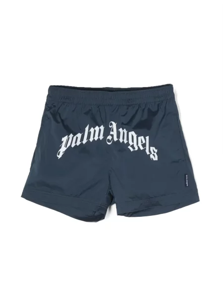 Kąpielówki dziecięce Palm Angels niebieskie