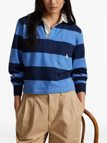 Căciulă Polo Ralph Lauren cu broderie tricotate de costum albastru