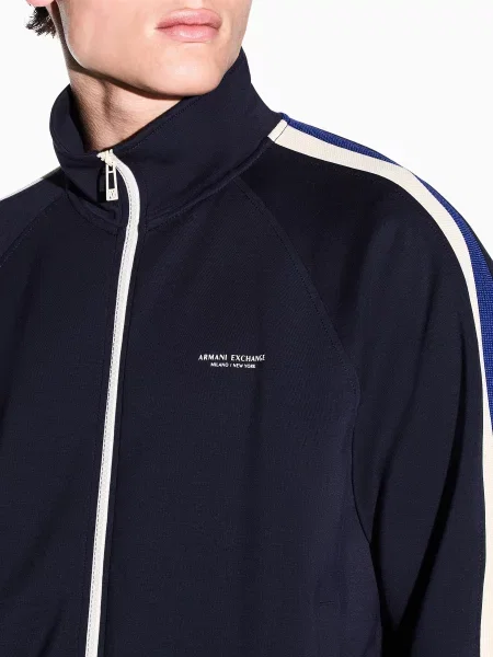 Свитер Armani Exchange из модала синий
