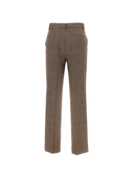 Pantaloni P.a.r.o.s.h. în carouri maro