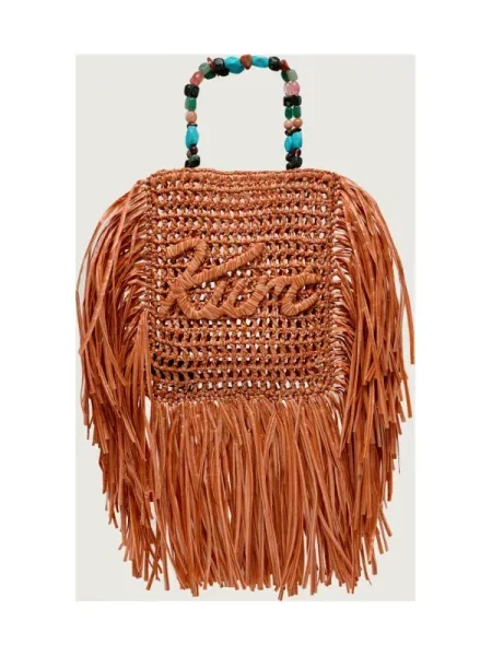 Kurt Geiger Geantă pe umăr MINI TOTE FRINGE portocaliu