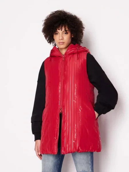 Armani Exchange Жилет з утеплювачем червоний