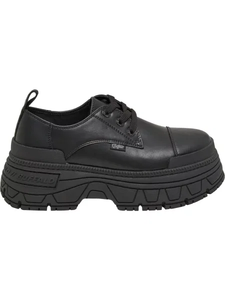 BUFFALO Pantofi cu șireturi negru