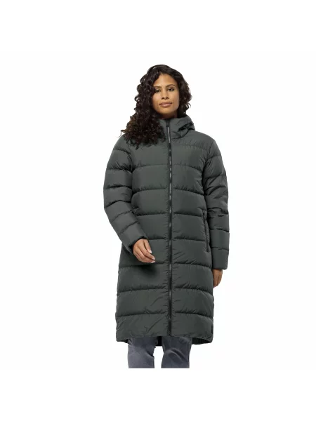 Зимова куртка Jack Wolfskin Frozen Palace Coat сіро-зелений зелена