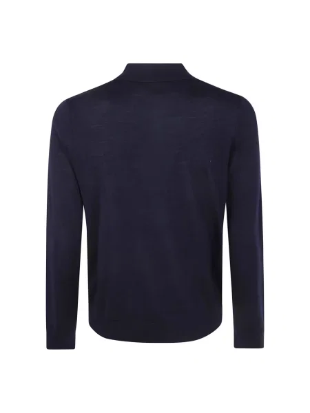 Sweter Paul Smith wełniany z długim rękawem niebieski