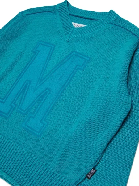 Sweter dziecięcy Mm6 Maison Margiela niebieski