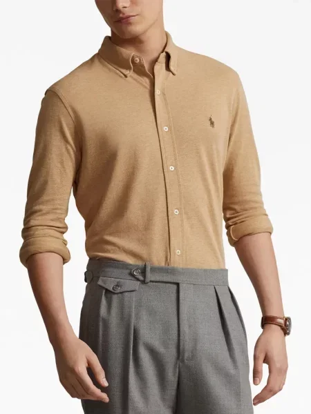 Polo Polo Ralph Lauren με κέντημα καφέ