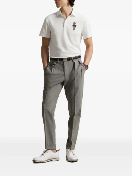 Scurt tricou polo Rlx Ralph Lauren alb