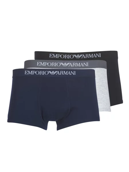 Bokserice Emporio Armani s melange uzorkom bijela