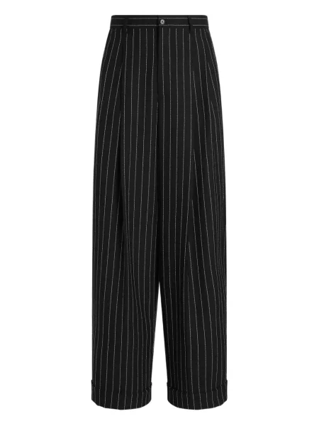 Pantaloni Dolce & Gabbana cu dungi negru