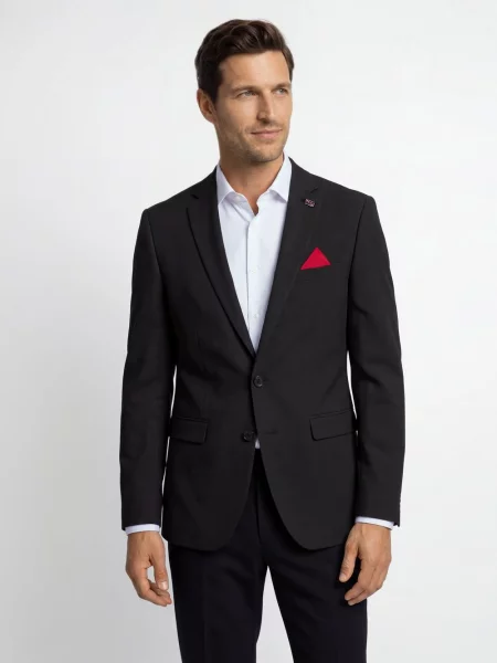 Finshley & Harding London kurtka modułowa Mężczyźni Slim Fit 23 szary