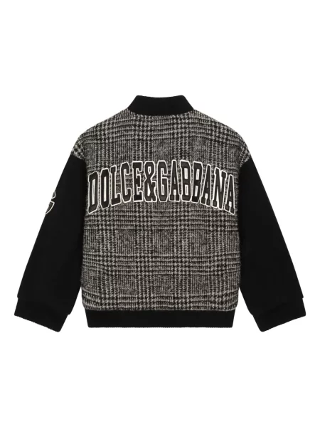 Kurtka bomber dziecięcy Dolce And Gabbana szary