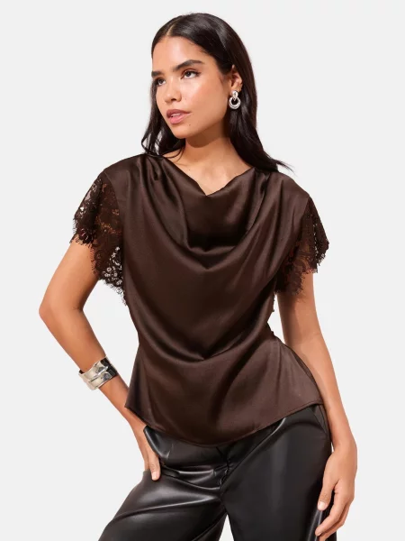 Friends Like These Bluză ciocolatiu