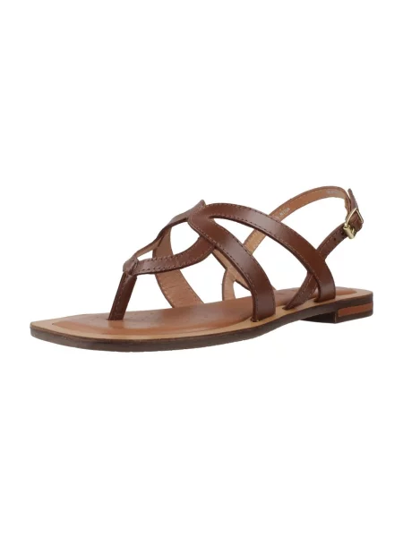 Geox sandale de piele D SOZY QC C maro