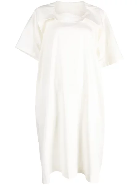 Kołnierzykowy sukienka Marina Yee garniturowa biała