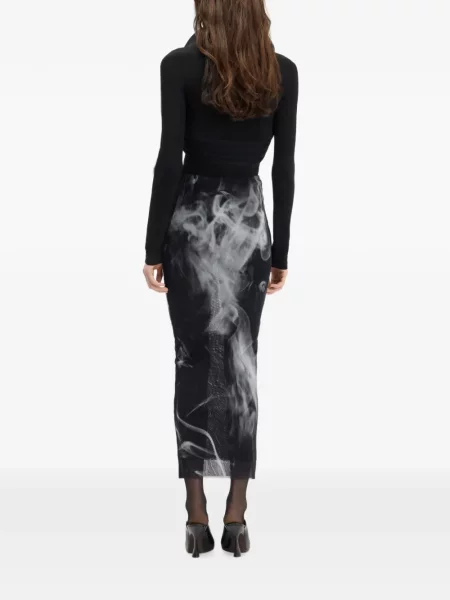 Lung fustă Jean Paul Gaultier gri