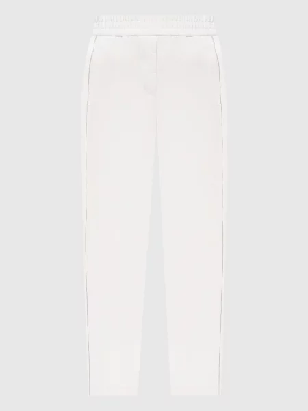 Спортивні штани з ланцюжком Peserico білі