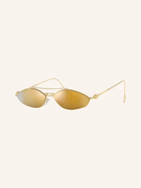Fendi Okulary Przeciwsłoneczne Baguette gold złote