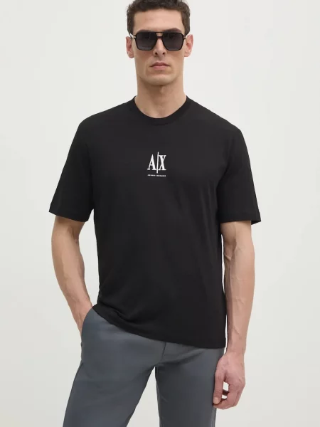 Armani Exchange tričko čierna