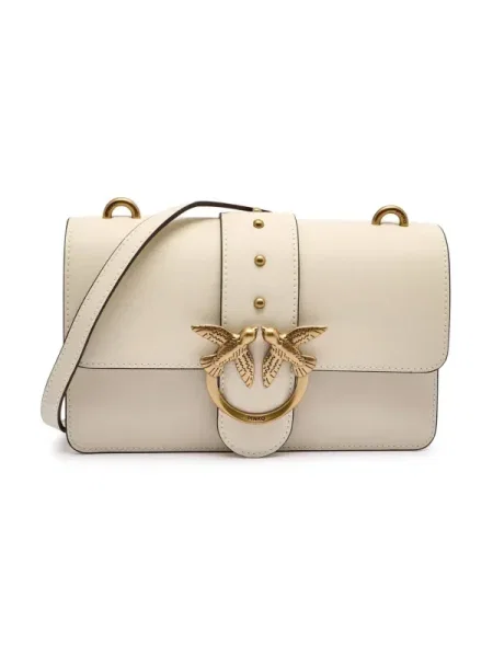 Geanta crossbody Pinko din piele bej