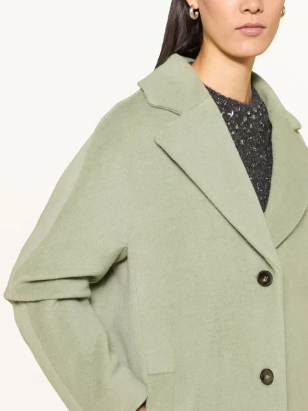 Marc Cain Płaszcz Z Dodatkiem Alpaki gruen