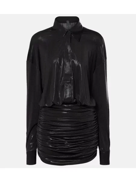 Boyfriend дънки Norma Kamali черно