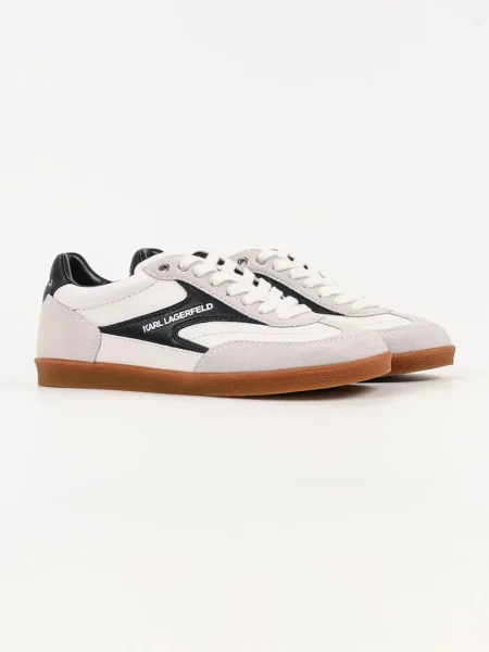 Karl Lagerfeld sneakersy skórzane KANDIDATE biały