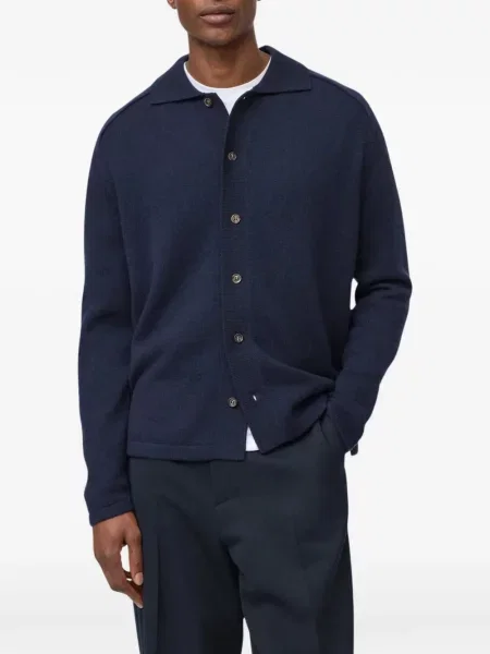 Cardigan Soft Goat din cașmir albastru