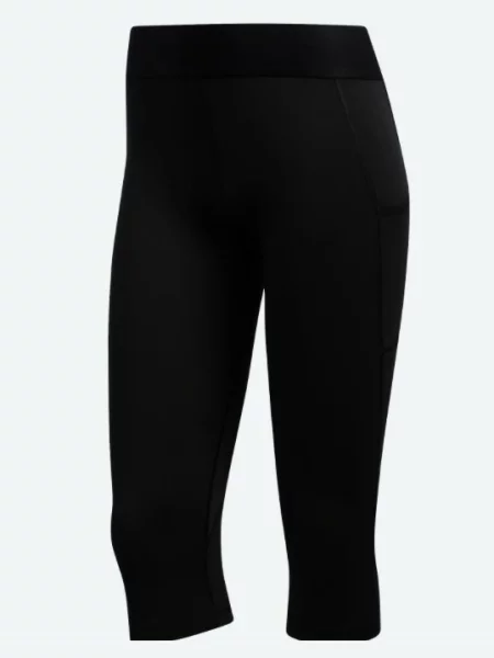 Pantaloni capri Adidas negru