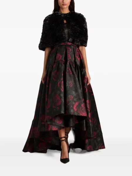 Яке Alice + Olivia с козина черно