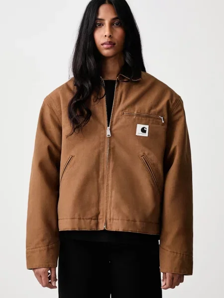 Carhartt WIP OG Detroit Jacket geacă de tranziție pentru femei maro