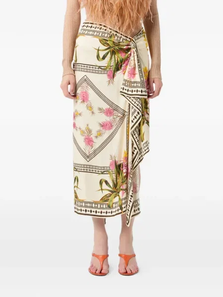 Fustă Blumarine cu model floral cu imagine