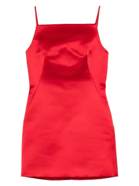 Rochie mini Givenchy din satin de costum roșu