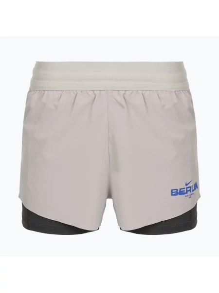 Pantaloni scurți de alergare pentru femei Nike Swift college grey/anthracite gri