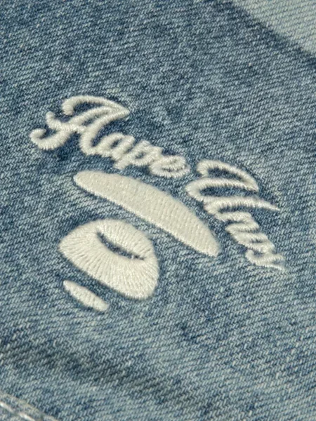 Cămașă Aape By A Bathing Ape cu imagine albastru