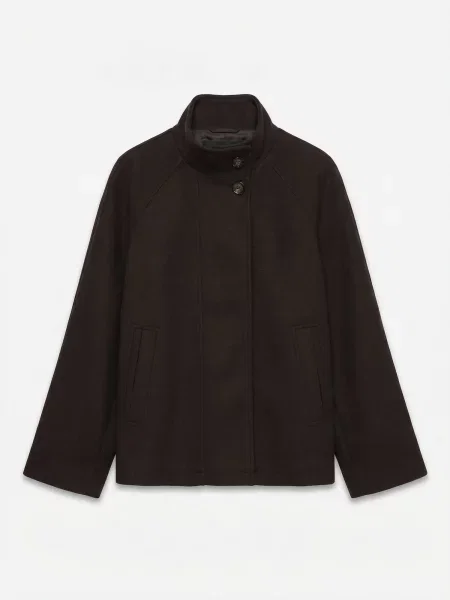 VERO MODA Φθινοπωρινό και ανοιξιάτικο μπουφάν VINCELORAFINE σκούρο καφέ