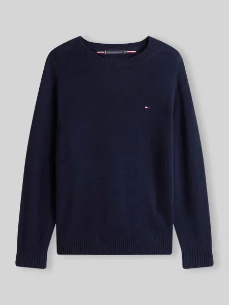 Tommy Hilfiger Sweter blau granatowy