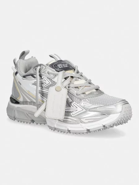 Sneakers Off-White Ow Be Right Back Mesh Grey/ Silver EUR 46 alb