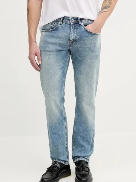 Дънки Pepe Jeans STRAIGHT JEANS CASH синьо