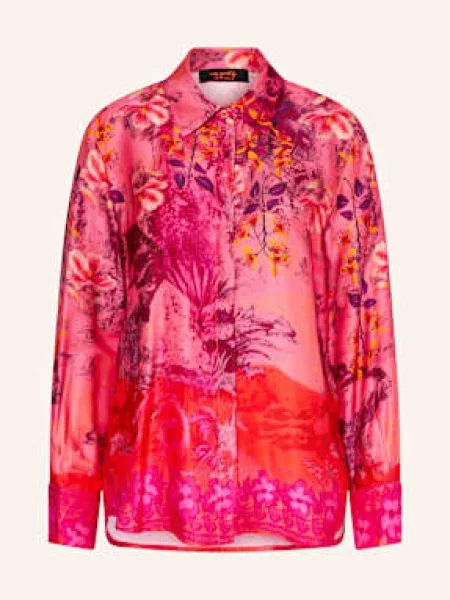 Miss Goodlife Koszula Z Satyny pink czerwona