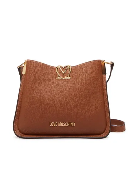 Geantă LOVE MOSCHINO maro
